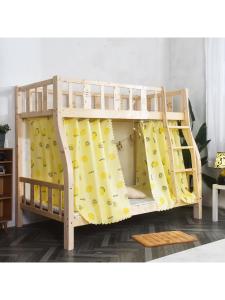 Trapezoid Semi-blackout Bed Curtain for Bunk Beds