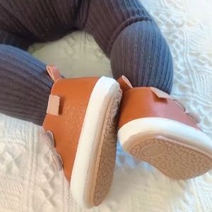0-18 Months Babys Shoes Baby Cute Leather Shoes Soft-soled Non-slip Toddler Shoes