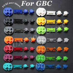 1 Set Of Colorful Replacement Button Covers Suitable For GBC Game Console Shell Button Replacement DIY Color Buttons