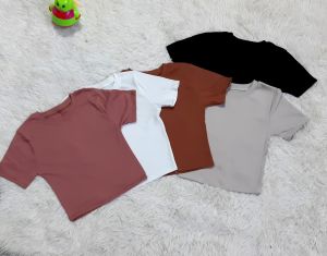 ÁO CROPTOP TAY NGẮN KẺ SỌC ÔM BODY SIÊU TÔN EO - Áo croptop tay ngắn cổ tròn họa tiết kẻ sọc cho phái nữ [ HÌNH THẬT 100% ]