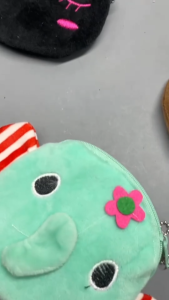 มี 6 สีให้เลือก กระเป๋าใส่เหรียญลายการ์ตูนน่ารัก ของขวัญ ขายส่งและขายปลีก 11cm LQB