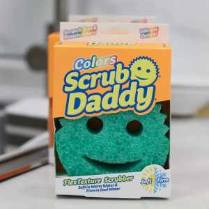 ScrubDaddy Classic Happy Face Magic Cleaning Sponge Kitchen Stain Remover Dishwashing Sponge Household Cleaning Tool