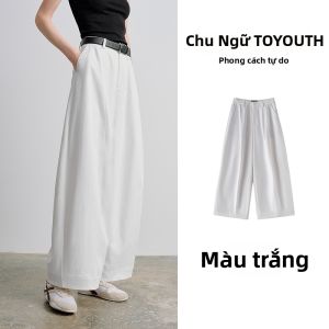 Toyouth | Quần Dài Đánh Dạng Thân Hình Trái Lê Màu Khaki