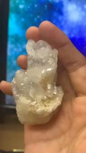 Đá thạch Anh trắng pha lê tự nhiên trong suốt vàng Citrine thanh tẩy thiền định tarot cực mạnh Clearly Quartz Natural 92