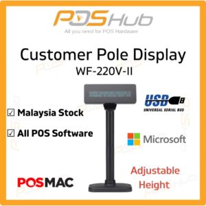 Posmac Customer Pole POS VFD Display WF-220V-II Posca Markers Price How Much Does Posca Markers Cost - Lazada