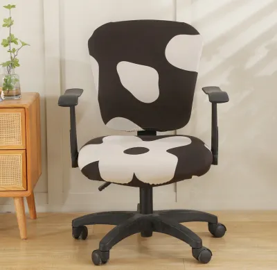 Universal Computer Chair Cover Separate Office Adjustable Chair Covers