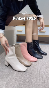 PINKEY P026 Sepatu Boots Murah Wanita Terkini Flat Terlaris Populer