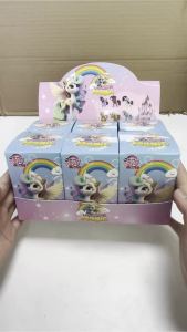 Bandai | My Little Ponies Blind Box Action Figures Toy Cartoon Anime Pinkie/Fluttershy/Twilight Sparkle Model Doll Decoration Gift