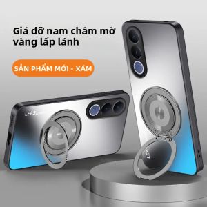 Ốp Lưng Điện Thoại Vivo V70 FE V70Elite Cao Cấp Chống Sốc Mờ AG Chất Liệu TPU+PC Mềm Chống Xước Kèm Giá Đỡ