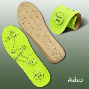 แผ่นรองรองเท้ากีฬาระบายอากาศ ระงับกลิ่นเท้า สำหรับผู้ชายและผู้หญิง  ฝังจุดกดเท้า เพื่อความสบายในการวิ่ง กระโดดสูง และเล่นบาสเก็ตบอล