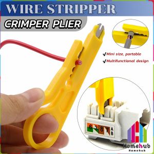 HB Wire Stripper Knife Crimper Plier Small Crimping Cable Stripping Multifunctional Tool