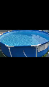 Vỏ bể bơi tròn YVE Thảm bể bơi chống nắng chống bụi Tấm bảo vệ bể bơi gia đình 6 / 10 ft Vỏ lều ngoài trời