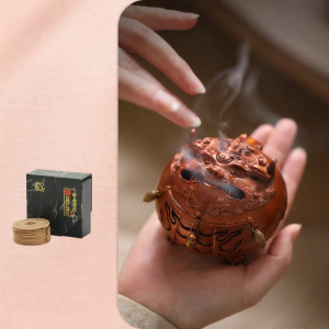 Aesthetic Bronze Incense Burner Display Piece