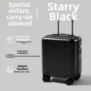 GUANBAIJAI | Carry-on Durable Travel Luggage with Thick Handle and Password Lock 14 Inches
