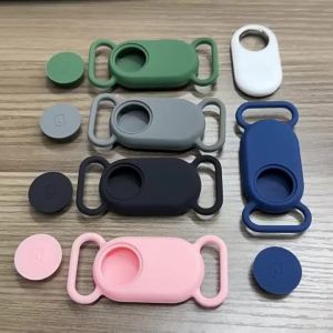 For Samsung Galaxy SmartTag 2 Case Dog&Cat Locator Tracker Cover Silicone Protective Case for Galaxy Smart Tag 2 Holder for Pets