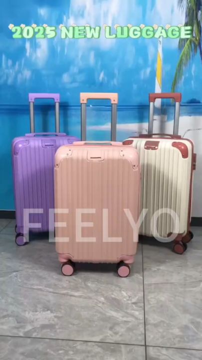 Trolly Bag Fiber FEELYO Maleta Travel Luggage 20/24 Inch Large