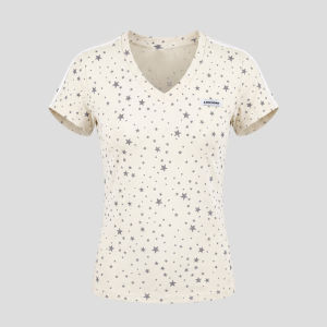 National Chic American Vintage Full Star Slim Fit V-neck T-shirt