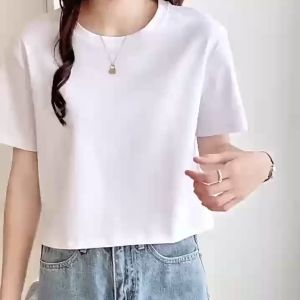 Crop top for women korean style Crop top for women chubby size Crop top for women Crop top for women Cotton Crop Top