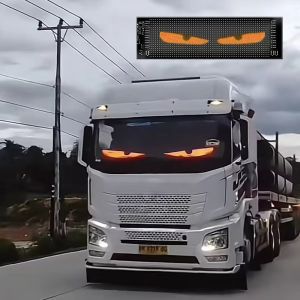 Car/Truck LED Matrix Pixel Panel Light Bluetooth Smart App Control Scrolling Advertising Car Sign Animation with Custom Function