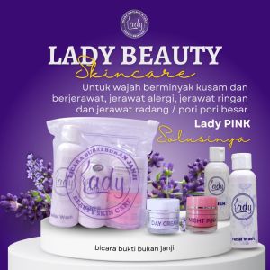 lady glow untuk kulit normal / lady pink acne untuk kulit berjerawat By Ladyskincare
