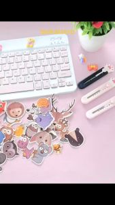 Stiker Kepala Hewan Lucu isi 18/28 pcs