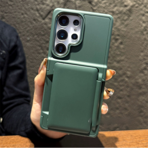 Luxury Flip Card Holder Wallet Stand Phone Case for Samsung S24 S25 S26 Plus S23 S22 Ultra 5G Shockproof Protective Back Cover