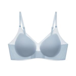 HUACHENGSHI | Seamless Thin Sports Bra Womens Large Chest Appears Small Chest Jelly Strip Support Auxiliary Breast Reduction Anti-Sagging