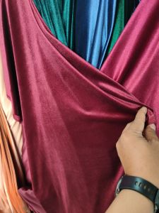 Kain BLUDRU POLOS STRETCH BANYAK WARNA DAN MURAH