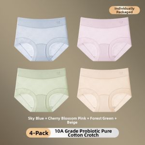 MiiOW | Breathable Antibacterial Panties Four Angle Shorts
