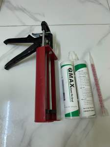 Combo-Súng+keo chích mạch Expoxy hai thành phần