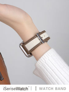 iSeriseWatch | In Style Canvas and Leather Combination Fashionable Watch Band for Smartwatch