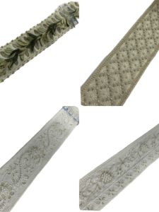 New High-End Embroidered Lace 6CM Curtain Window Drapery Decorative Patchwork Stand Edge Sofa Pillow Clothing Decoration Belt