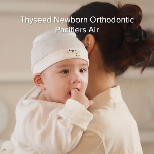 Thyseed Newborn Orthodontic Pacifiers Air 0-6m & 6m+ Full Silicone Super Soft