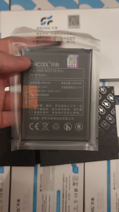 Pin Redmi Note 8 Pro, Mã pin BM4J, hãng Zhicool, Tặng kèm bộ tua vít mở máy, Bảo hành 3 tháng
