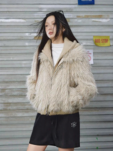 Unifree | Warm Versatile Korean Style Long Fur Faux Two-Piece Outerwear