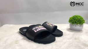 Terbaru Sandal Selop Pria Slip On Slide EVD006 Labubu Sendal Pria Wanita Dewasa Casual Size 38-43