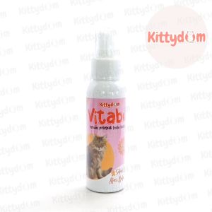KITTYDOM Obat VITABUL Serum Pelebat Bulu Kucing Anjing Kelinci Hamster Marmut Cat Kitten Anabul Vitamin Penumbuh Bulu Kucing