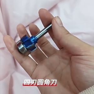 1/4" Mata Profil Kayu 6mm 45° Chamfer 1/4 Mata Provil Mata Router Mata Trimmer Mata Profil Kayu 6mm