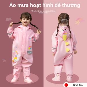 CHUANQIMINGMEI | Bộ Đồ Mưa Chống Thấm Cho Bé Gái