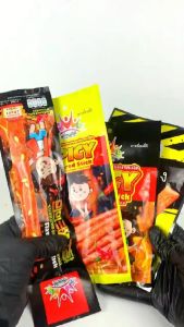 LATIAO HALAL SPICY FLAVOUR STICK 23g-26g Thailand Snacks Spicy Stick Snek Thai viral