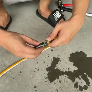 M14*1.5 Spray Nozzle Coupling Copper Quick Release Lock For Agricultural Hose Leakproof