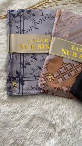 Azara NUR SINAR MOTIF Hijab Laser Cut Segiempat