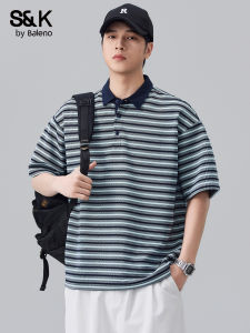 BALENO | Vintage Stripes Short Sleeve POLO Shirt Mens