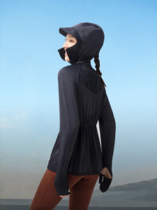 Beneunder | UV Protection Loose Waist Cinched Light Ice Silk Sunscreen Jacket