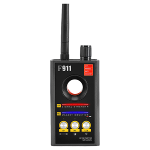 F911 เครื่องตรวจจับสัญญาณ GPS ป้องกันการติดตามตำแหน่งและสืบสวนการถ่ายภาพ เครื่องวัดความถี่วิทยุแบบพกพาที่มีประสิทธิภาพ