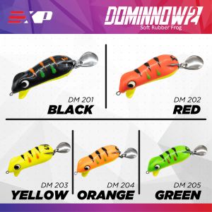 EXP Dominnow V2 Soft Rubber Frog Expert for Snakehead Hunter for Haruan/Toman/Bujuk
