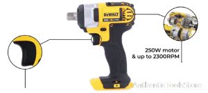 (รับประกัน 1 ปี) ของแท้ DeWalt DCF880 20V ประแจไฟฟ้าช็อตไร้สายแรงบิดสูงขนาดกะทัดรัด Brushless ไฟฟ้าประแจซ่อมเครื่องมือซ่อม