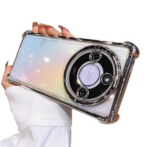 Honor X50 New Phone Case Anti-Fall Transparent High-End Sensation Full Cover Curved Screen Special Silicone Mens Womens Soft Shell