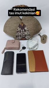 UwaisGen Tas Selempang Wanita Benazir Bag Goni Blanket Tas Pesta Etnik Bali Handmade