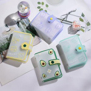 Multi-Card Slot Silicone Card Holder Simple Transparent PVC Bank Card Case High Aesthetic Cute Girl Heart Clip Compact Wallet